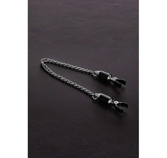 Barrel Tit Clamps with Chain (pair)